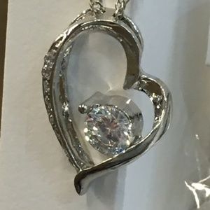 Beautiful Silver Heart Necklace